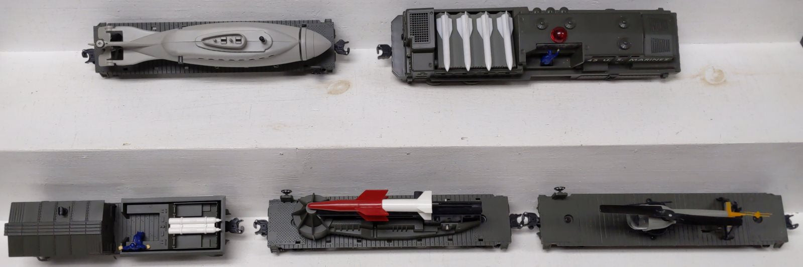 Lionel 6-31708 O Gauge Land-Sea-Air Marine Missile Launch Diesel Train Set LN/Box