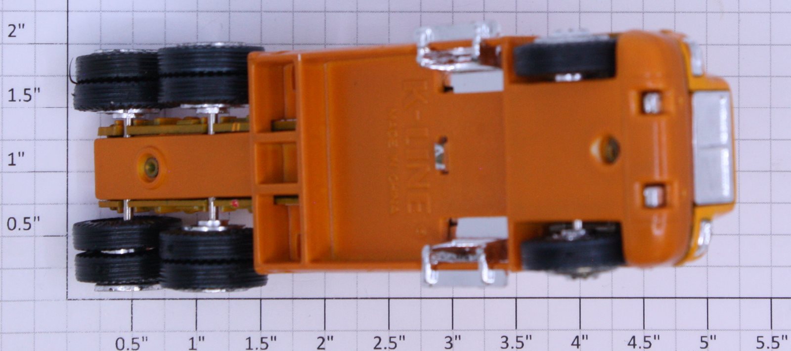 K-Line K8022 Heavy Hauler Orange NYC System Tractor
