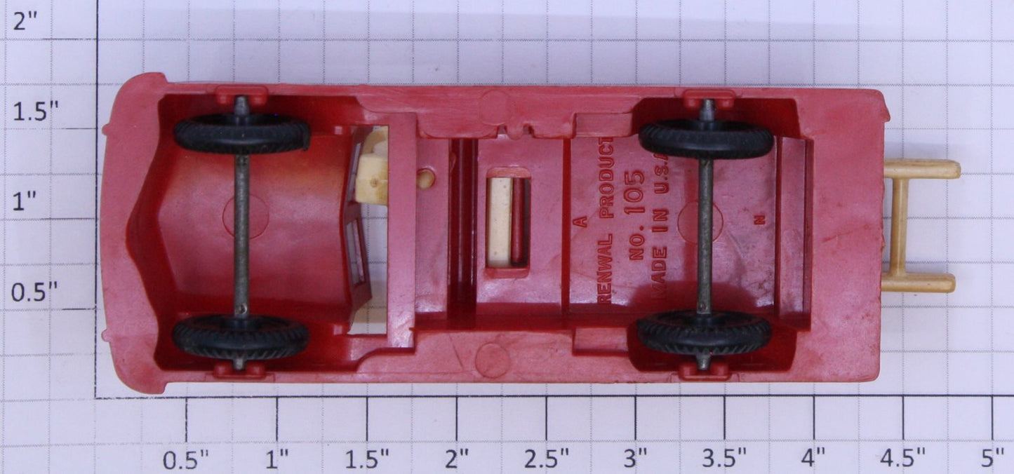Renwal Products No. 105 O Gauge Red Fire Truck