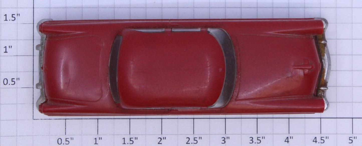 Lionel 6414-25 Red Original Automobile with Chrome Bumpers