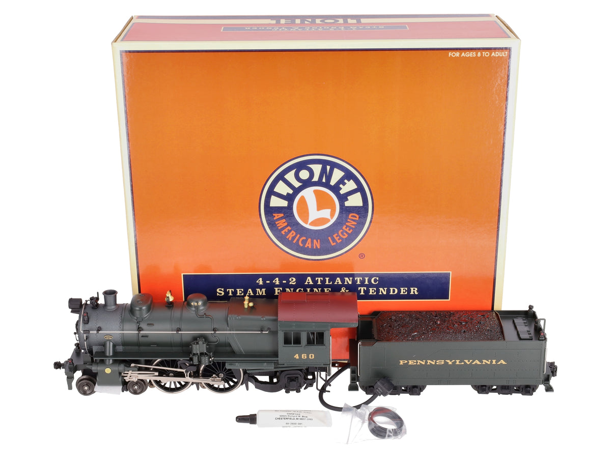 Lionel 6-18095 O PRR 4-4-2 E6 Atlantic Steam Locomotive & Tender #460 w/Command LN/Box