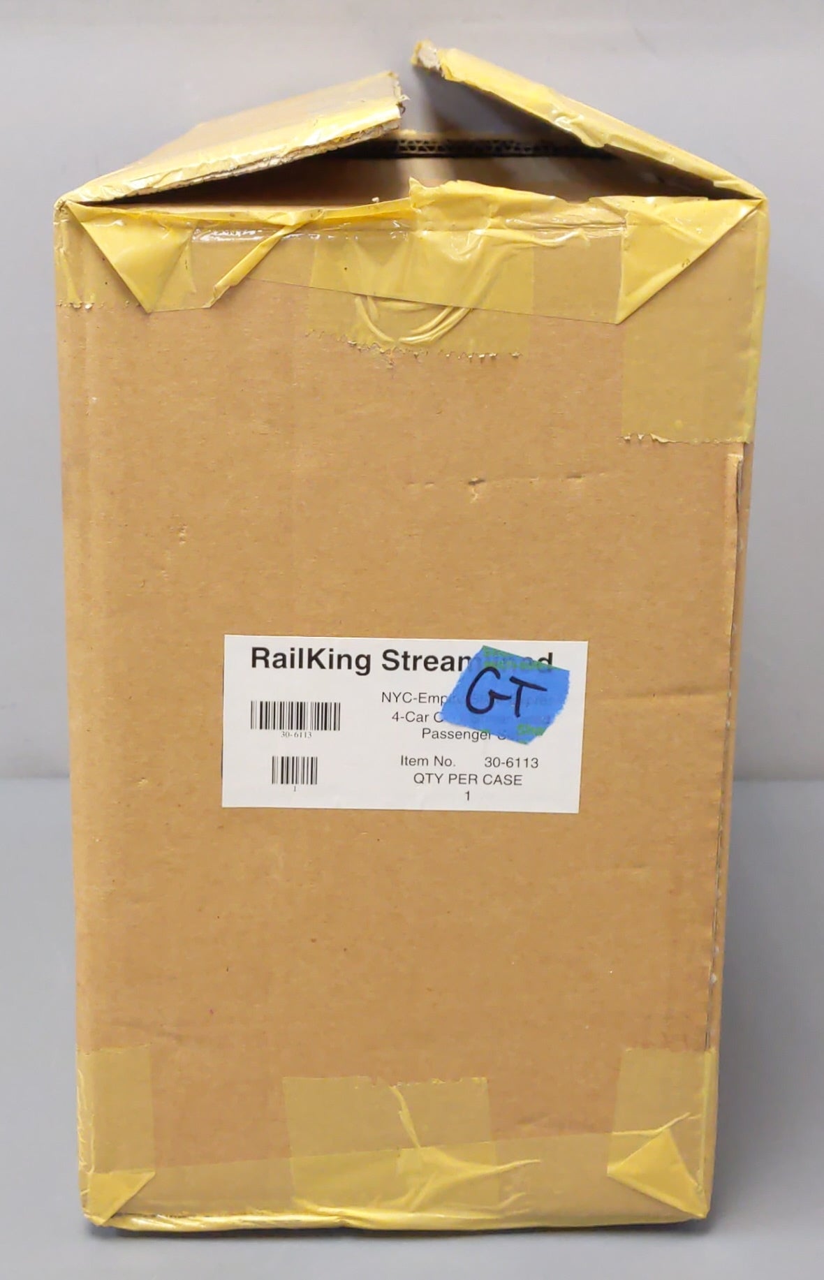 MTH 30-6113 O NYC RailKing O-27 Streamlined Passenger Set (Set of 4) LN/Box