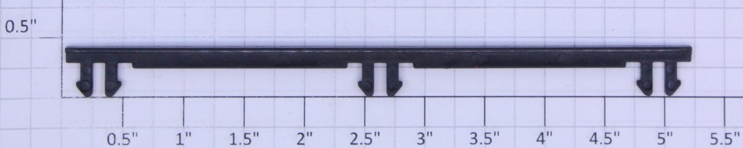 Lionel 17251-25 Black Plastic Boxcar Door Guide