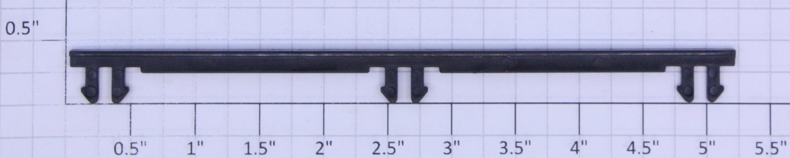 Lionel 17251-25 Black Plastic Boxcar Door Guide