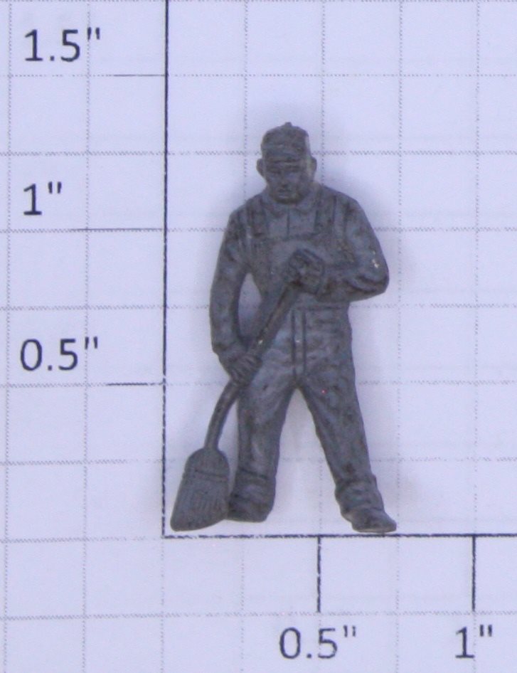 Lionel 3434-10 Unpainted Chicken Sweeper Figure