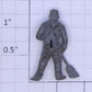 Lionel 3434-10 Unpainted Chicken Sweeper Figure