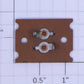 Lionel 50-39 Insulation Plate with Solder Lugs