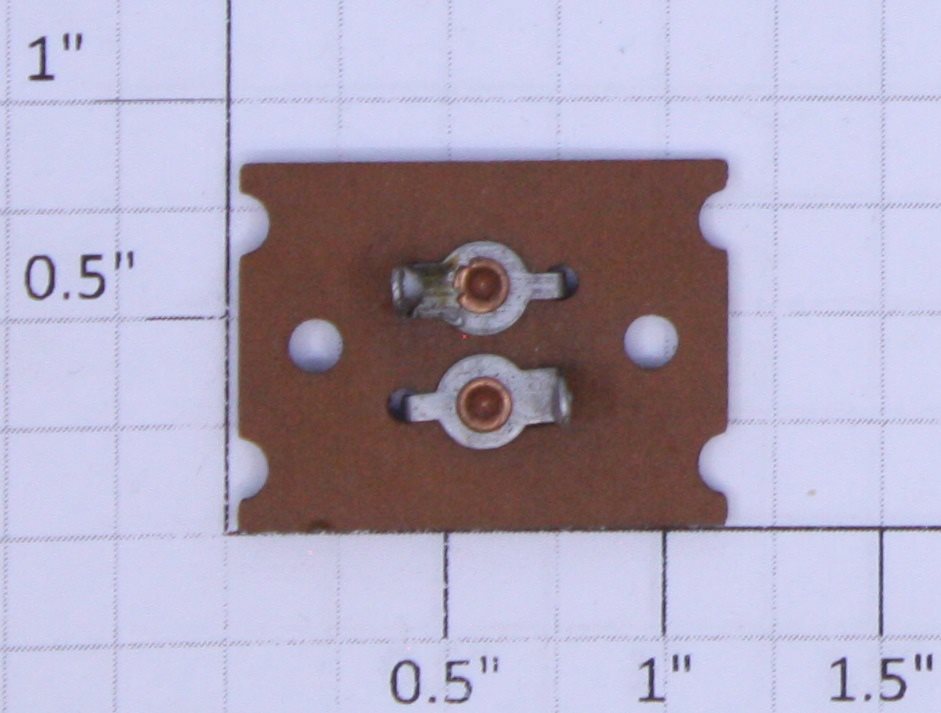 Lionel 50-39 Insulation Plate with Solder Lugs