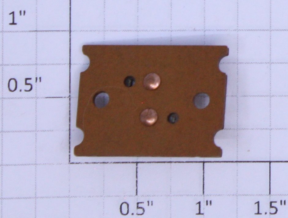 Lionel 50-39 Insulation Plate with Solder Lugs