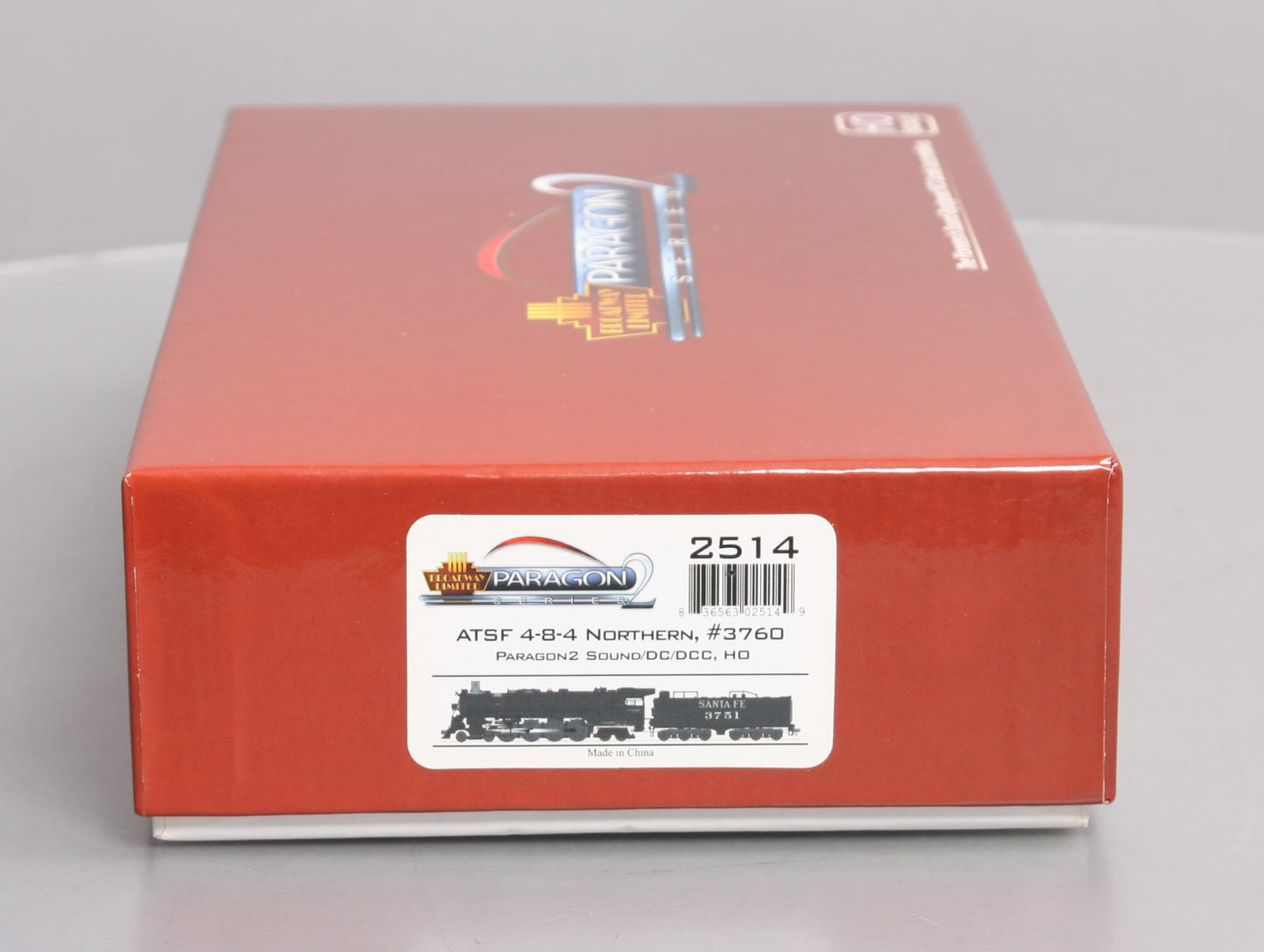 Broadway Limited 2514 HO Santa Fe 4-8-4 Northern Paragon2™ #3760