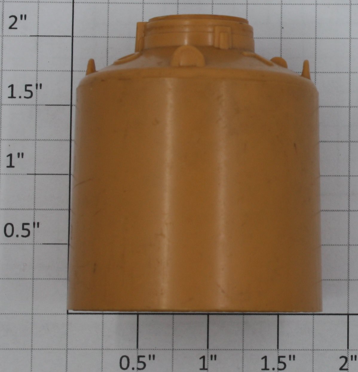 Lionel 6112-4 O Gauge Tan Canister with No Lettering