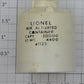 Lionel 6112-2 White "Air Activated Container" Canister with Lettering