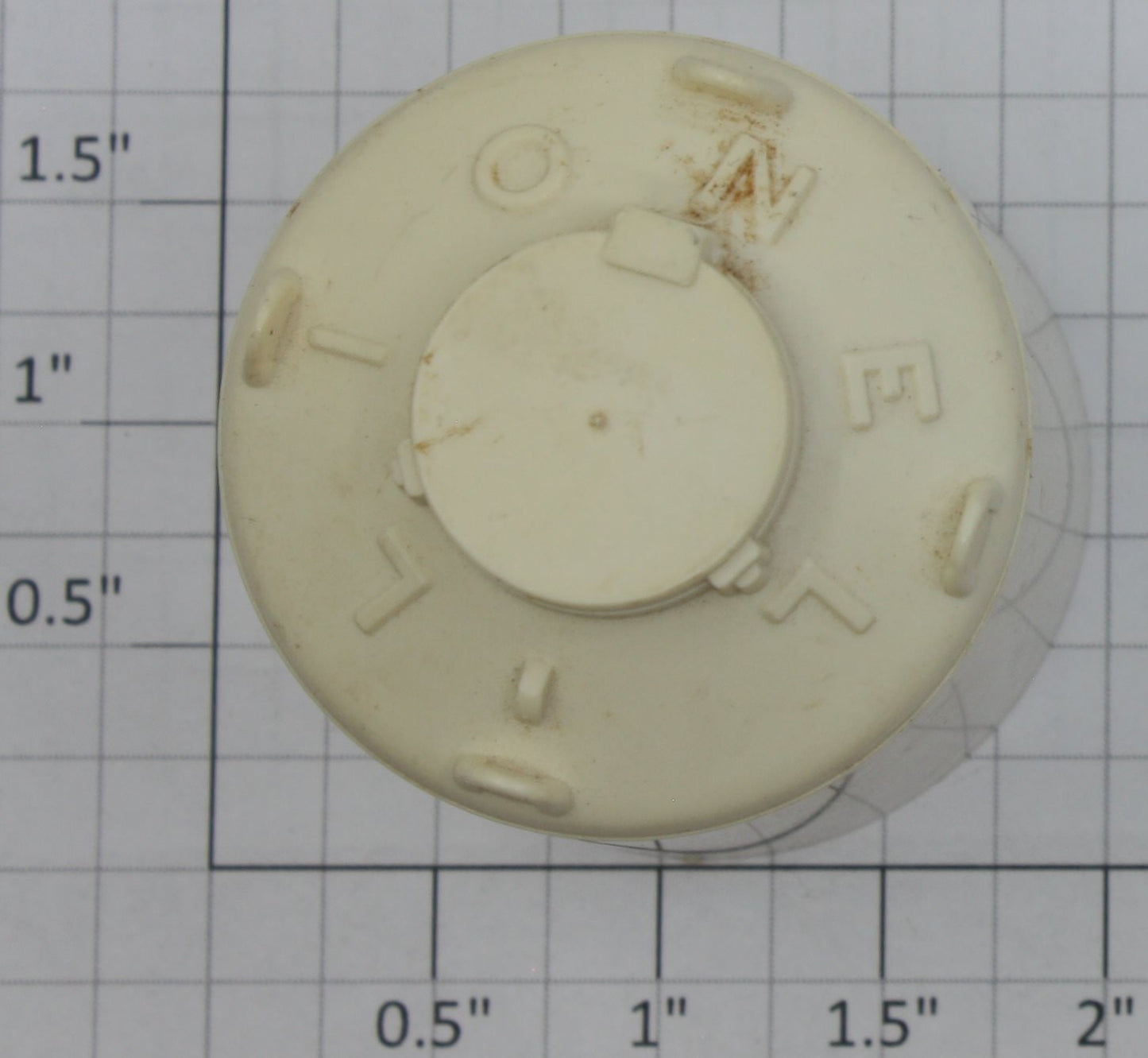 Lionel 6112-2 White "Air Activated Container" Canister with Lettering
