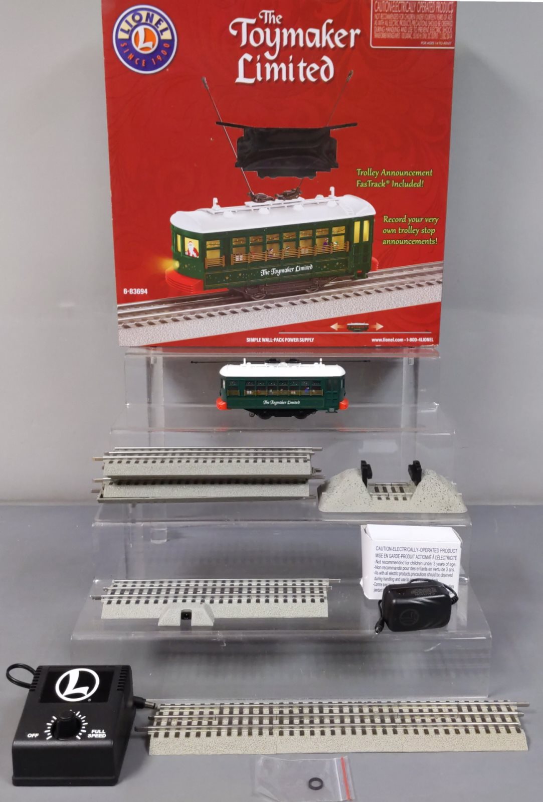 Lionel 6-83694 O Gauge Toymaker Limited Trolley Set