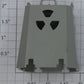 Lionel 9234-25 O Gauge Gray Radioactive Unlettered Waste Canister Shell