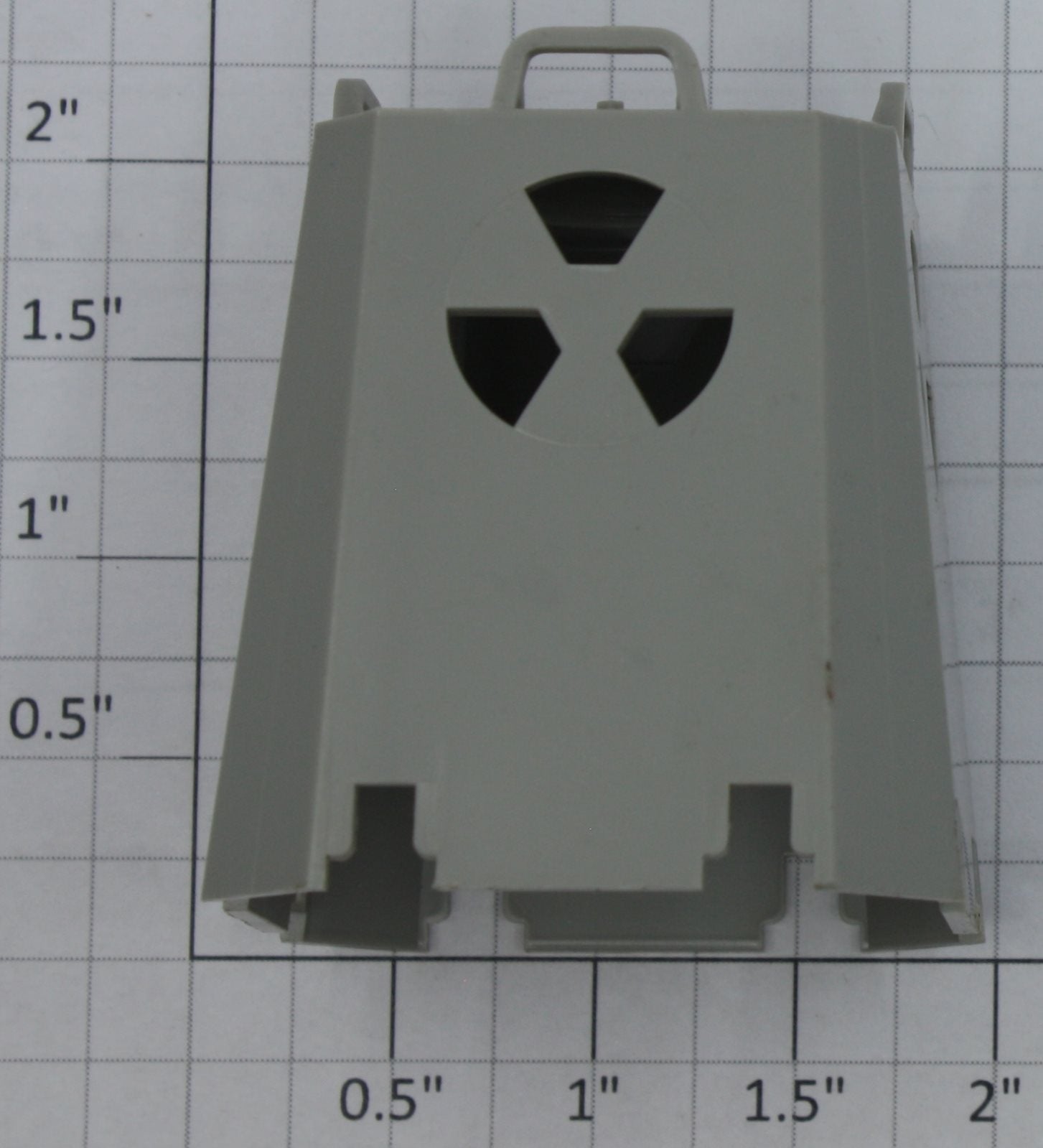 Lionel 9234-25 O Gauge Gray Radioactive Unlettered Waste Canister Shell