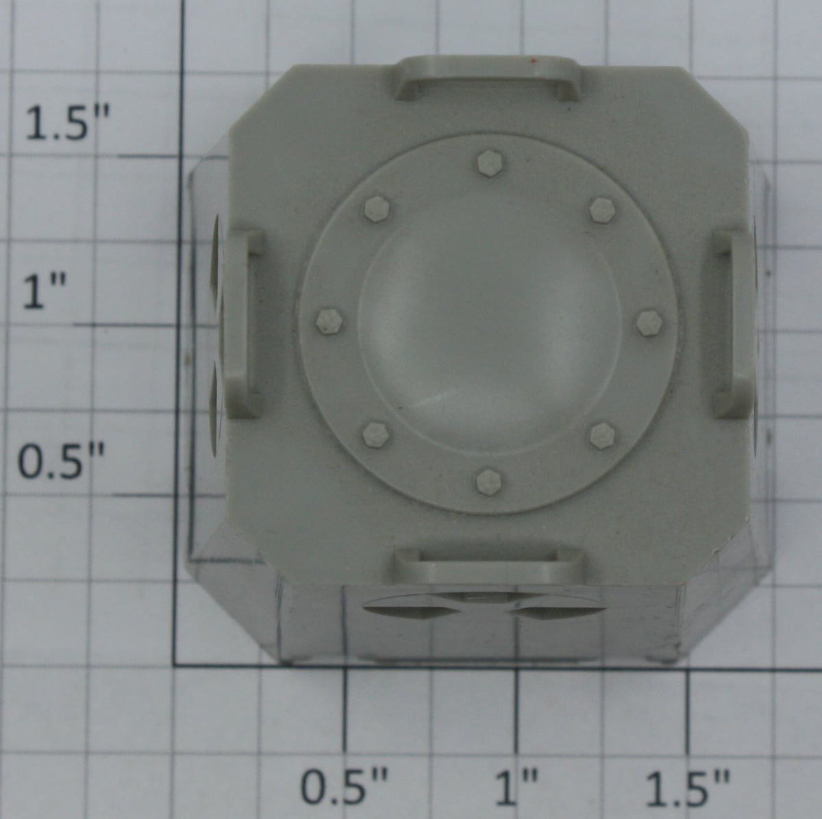 Lionel 9234-25 O Gauge Gray Radioactive Unlettered Waste Canister Shell