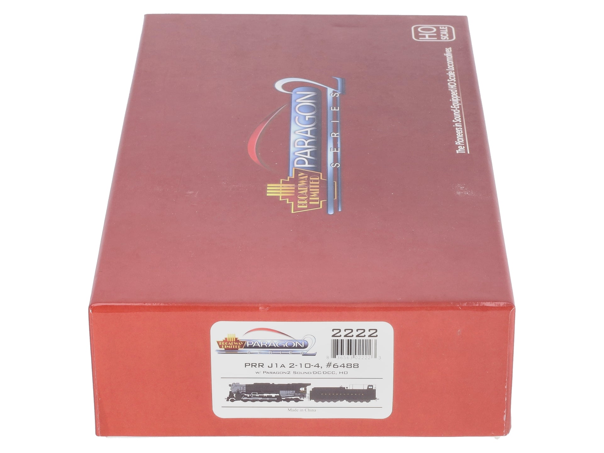 Broadway Limited 2222 HO PRR Class J1 2-10-4 Steam Locomotive w