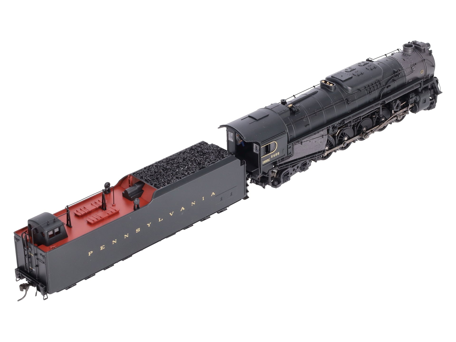 Broadway Limited 2222 HO PRR Class J1 2-10-4 Steam Locomotive w/Sound/DCC #6488 LN/Box