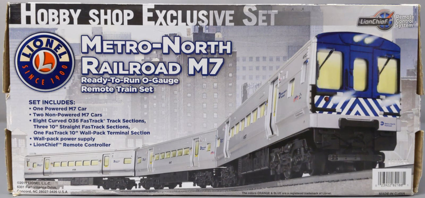 Lionel 6-82188 O Gauge Metro-North LionChief M7 Commuter Train Set LN/Box