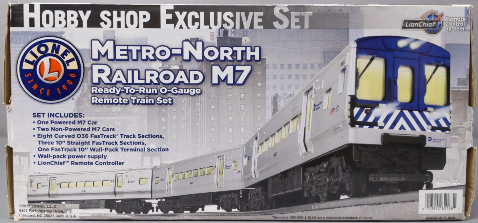 Lionel 6-82188 O Gauge Metro-North LionChief M7 Commuter Train Set LN/Box
