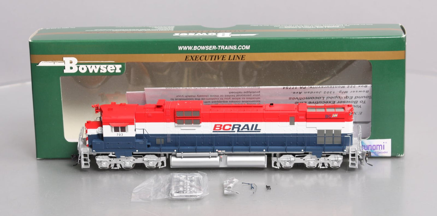 Bowser 23444 HO British Columbia Railway C-630M with Sound #703