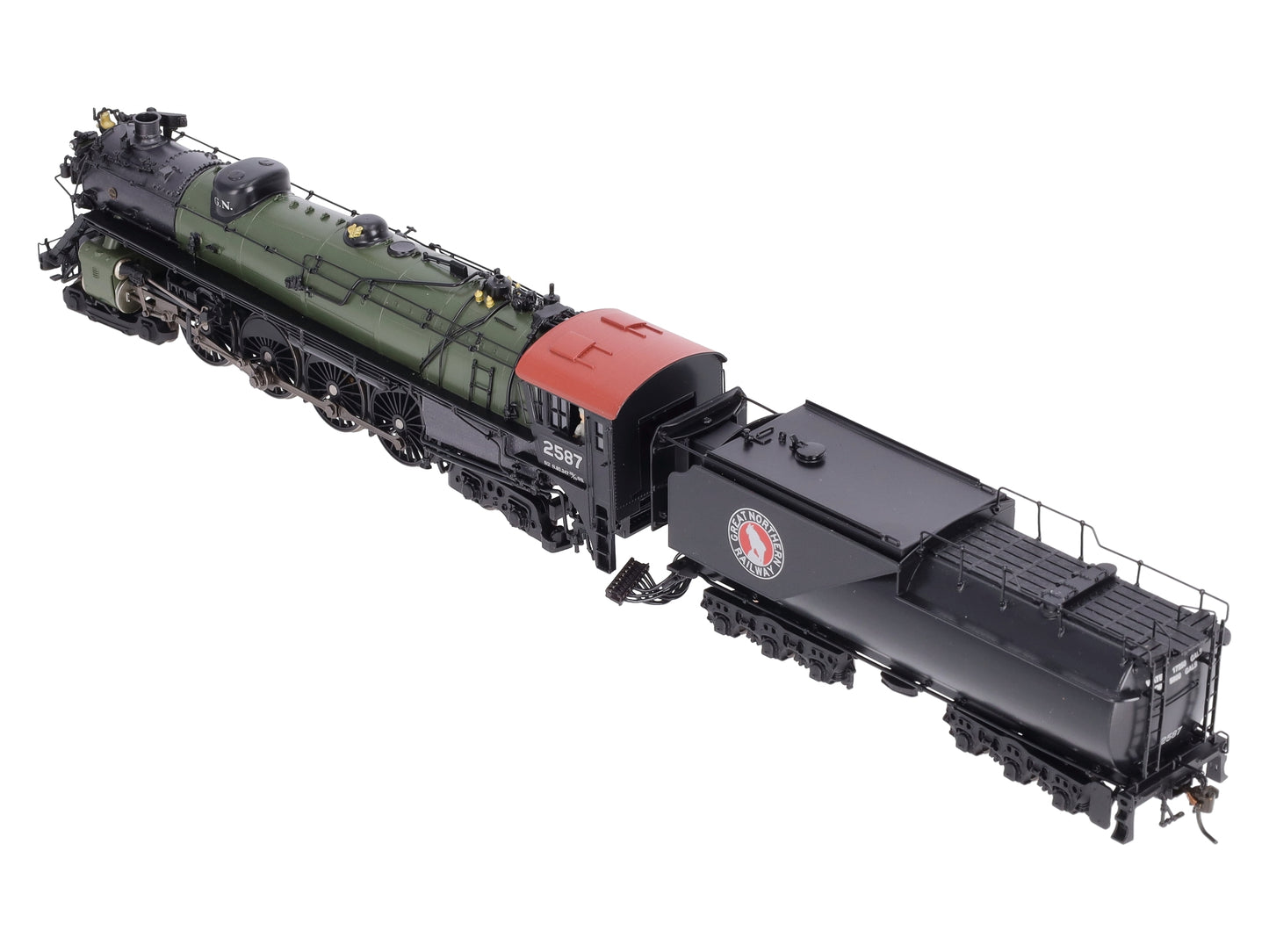 Broadway Limited 2875 HO Great Northern Class S-2 4-8-4 Vestibule Cab #2587