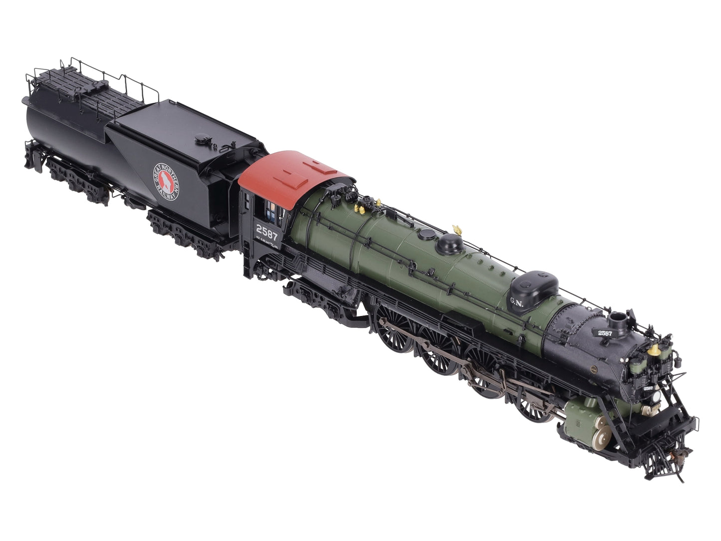 Broadway Limited 2875 HO Great Northern Class S-2 4-8-4 Vestibule Cab #2587