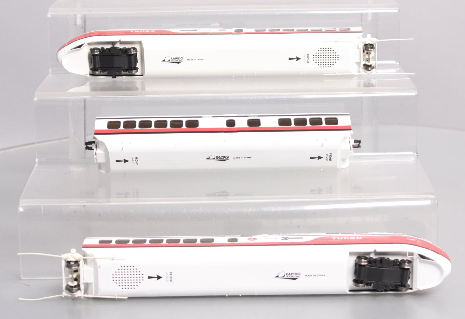 Rapido Trains 200003 HO Scale Amtrak TurboTrain Early Diesel Passenger Train Set