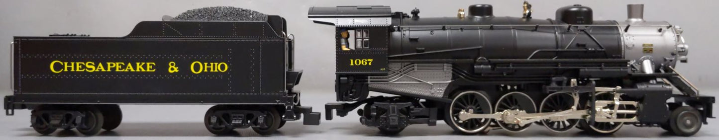 Lionel 6-83609 O Chesapeake & Ohio Lionchief Plus Mikado Steam Locomotive #1067