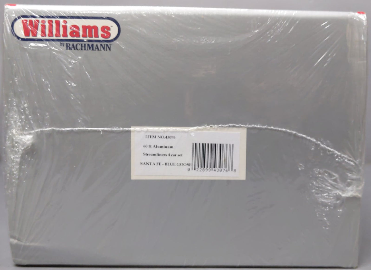 Williams 43076 O Gauge Santa Fe 60 Ft. Streamline Passenger 4-Pack