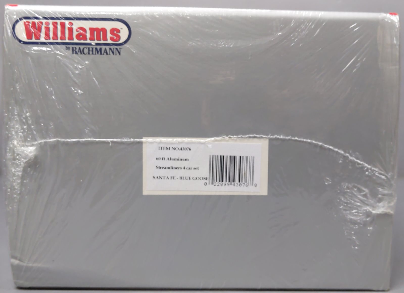 Williams 43076 O Gauge Santa Fe 60 Ft. Streamline Passenger 4-Pack