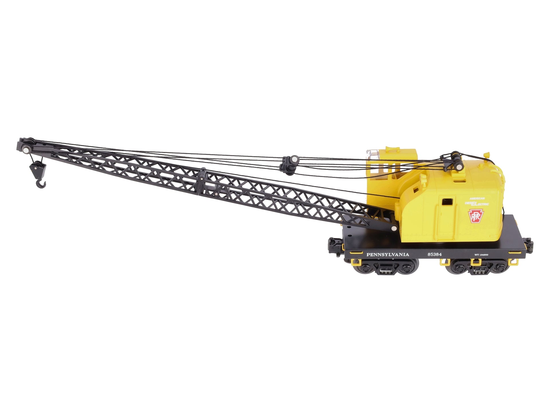 MTH 30-7932 O Gauge Pennsylvania Railroad American Crane Car #85384 LN/Box