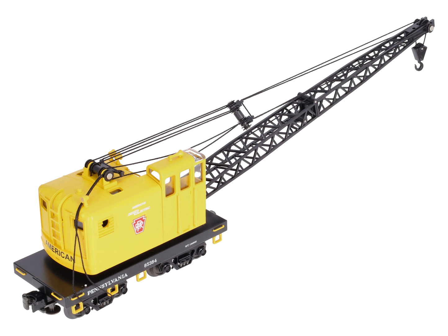 MTH 30-7932 O Gauge Pennsylvania Railroad American Crane Car #85384 LN/Box