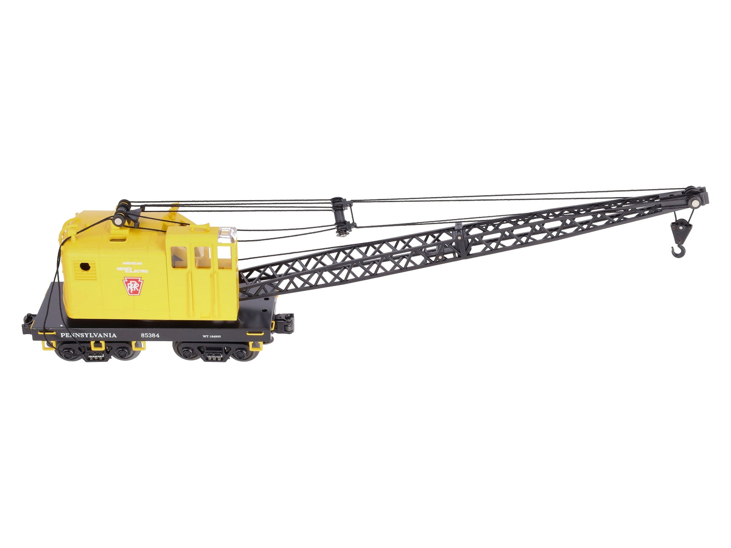 MTH 30-7932 O Gauge Pennsylvania Railroad American Crane Car #85384 LN/Box