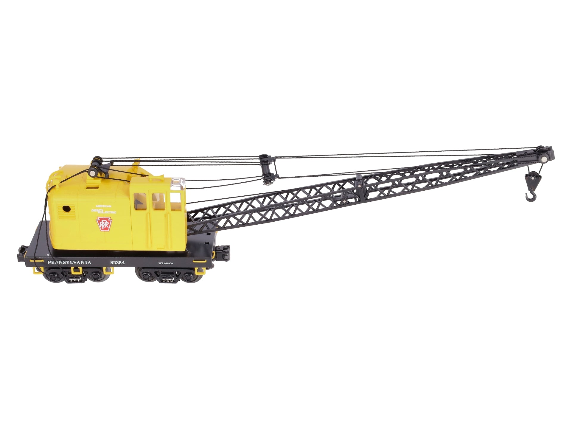 MTH 30-7932 O Gauge Pennsylvania Railroad American Crane Car #85384 LN/Box