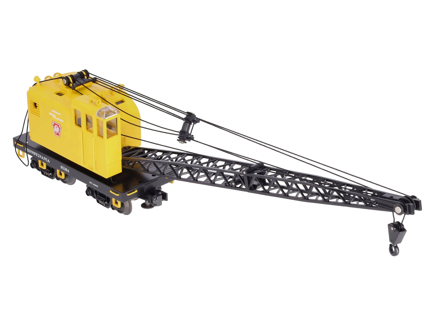 MTH 30-7932 O Gauge Pennsylvania Railroad American Crane Car #85384 LN/Box