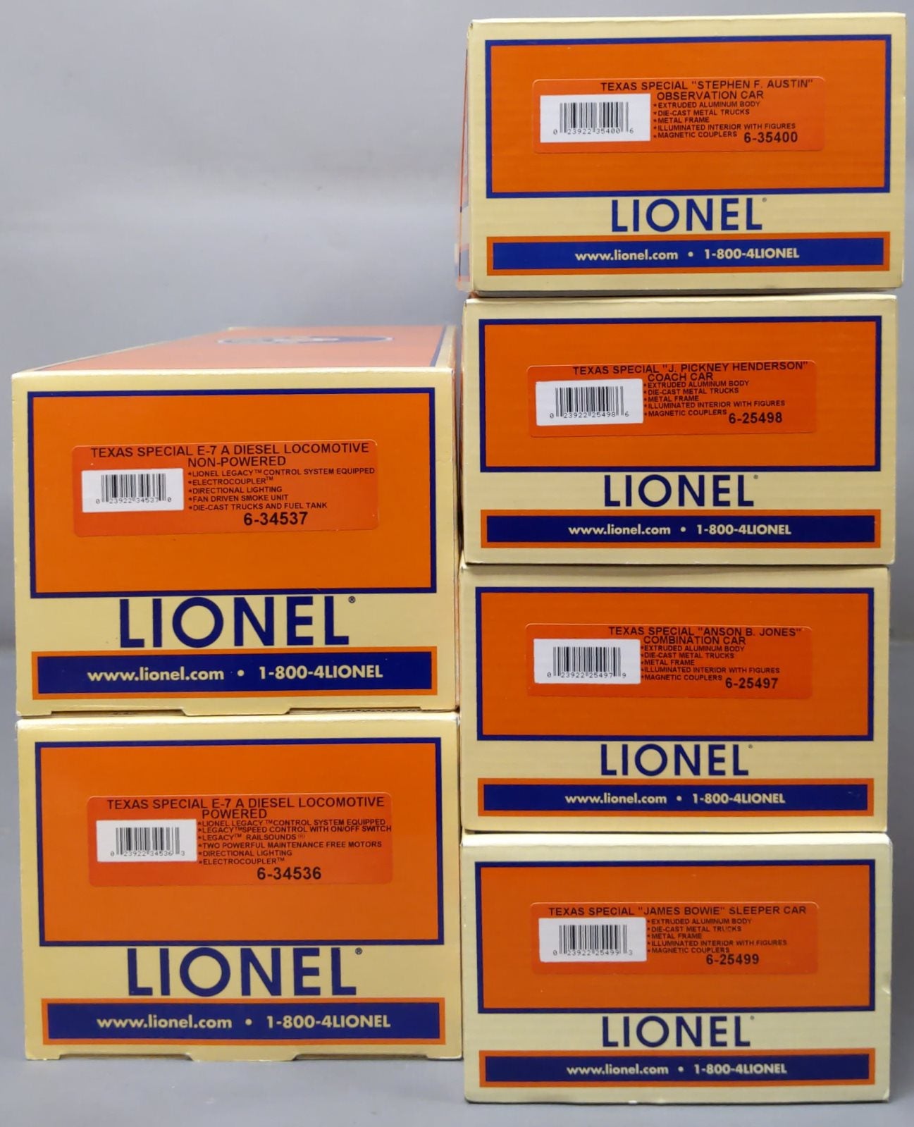 Lionel 6-31755 O Gauge The Texas Special Diesel Train Set EX/Box