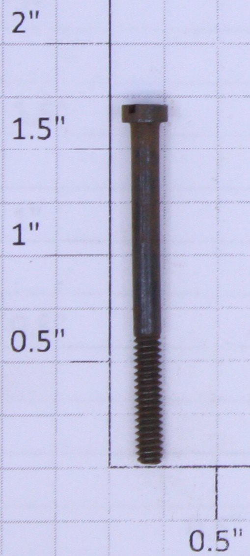 Lionel 1664E-39 Black Slotted Motor & Body Mounting Screw