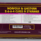 MTH 20-3036-1 O Gauge N&W 2-6-6-4 Class A Steam Locomotive & Tender w/PS1 #1218 LN/Box