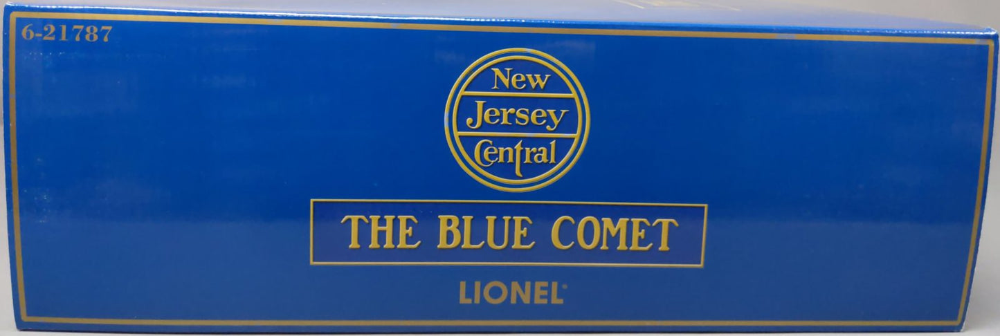 Lionel 6-21787 O Gauge CNJ Blue Comet 4-6-2 Steam Passenger Train Set LN/Box