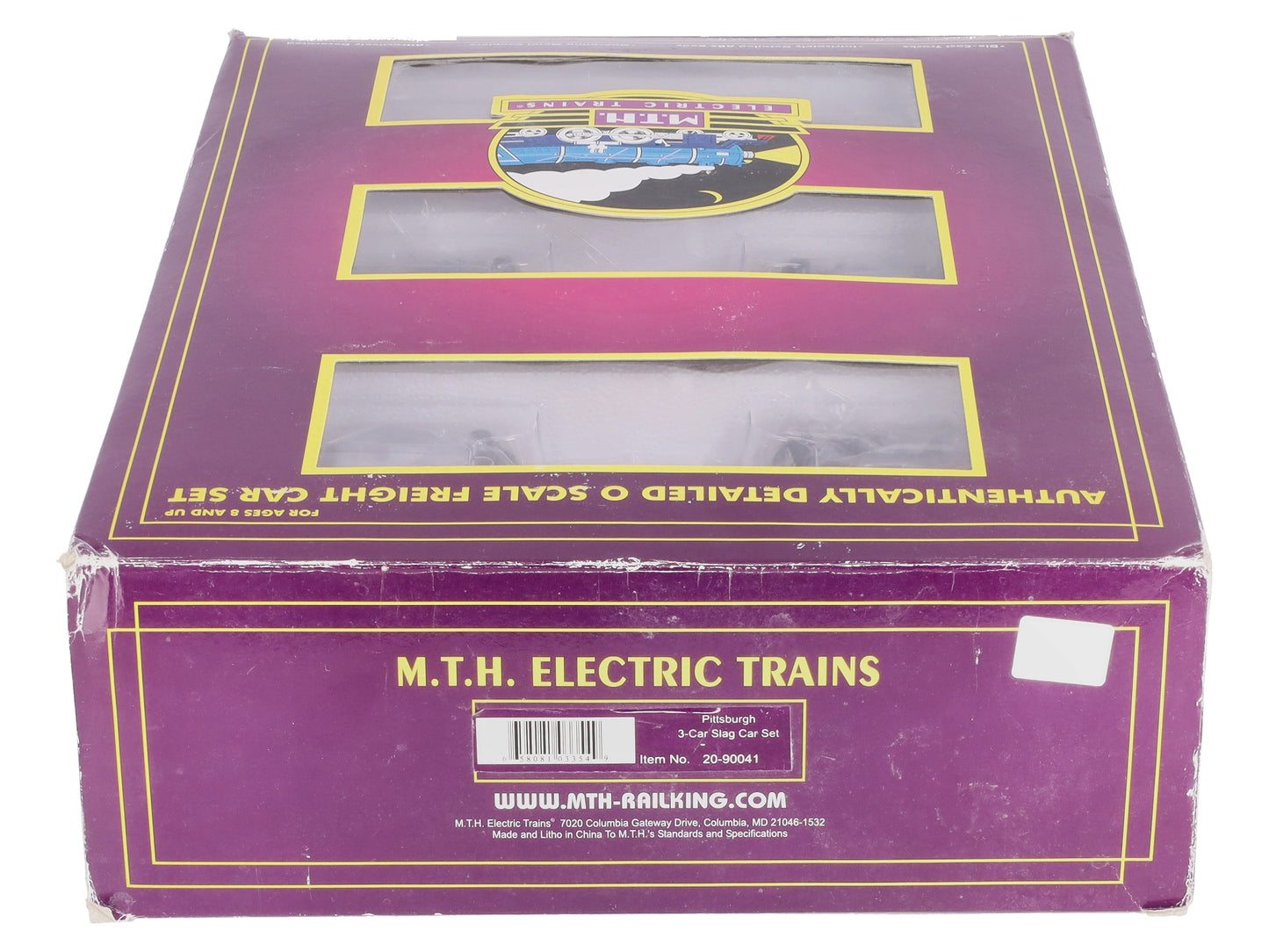 MTH 20-90041 O Gauge Pittsburgh Premier Slag Car Set (Set of 3) LN/Box