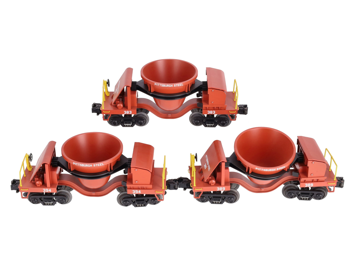 MTH 20-90041 O Gauge Pittsburgh Premier Slag Car Set (Set of 3) LN/Box
