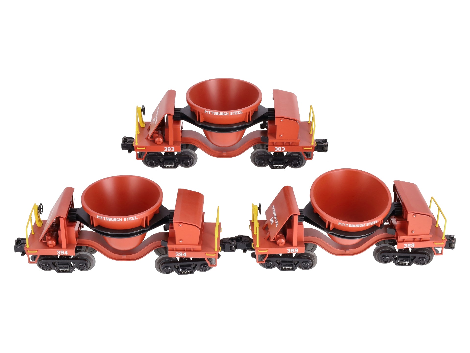 MTH 20-90041 O Gauge Pittsburgh Premier Slag Car Set (Set of 3) LN/Box