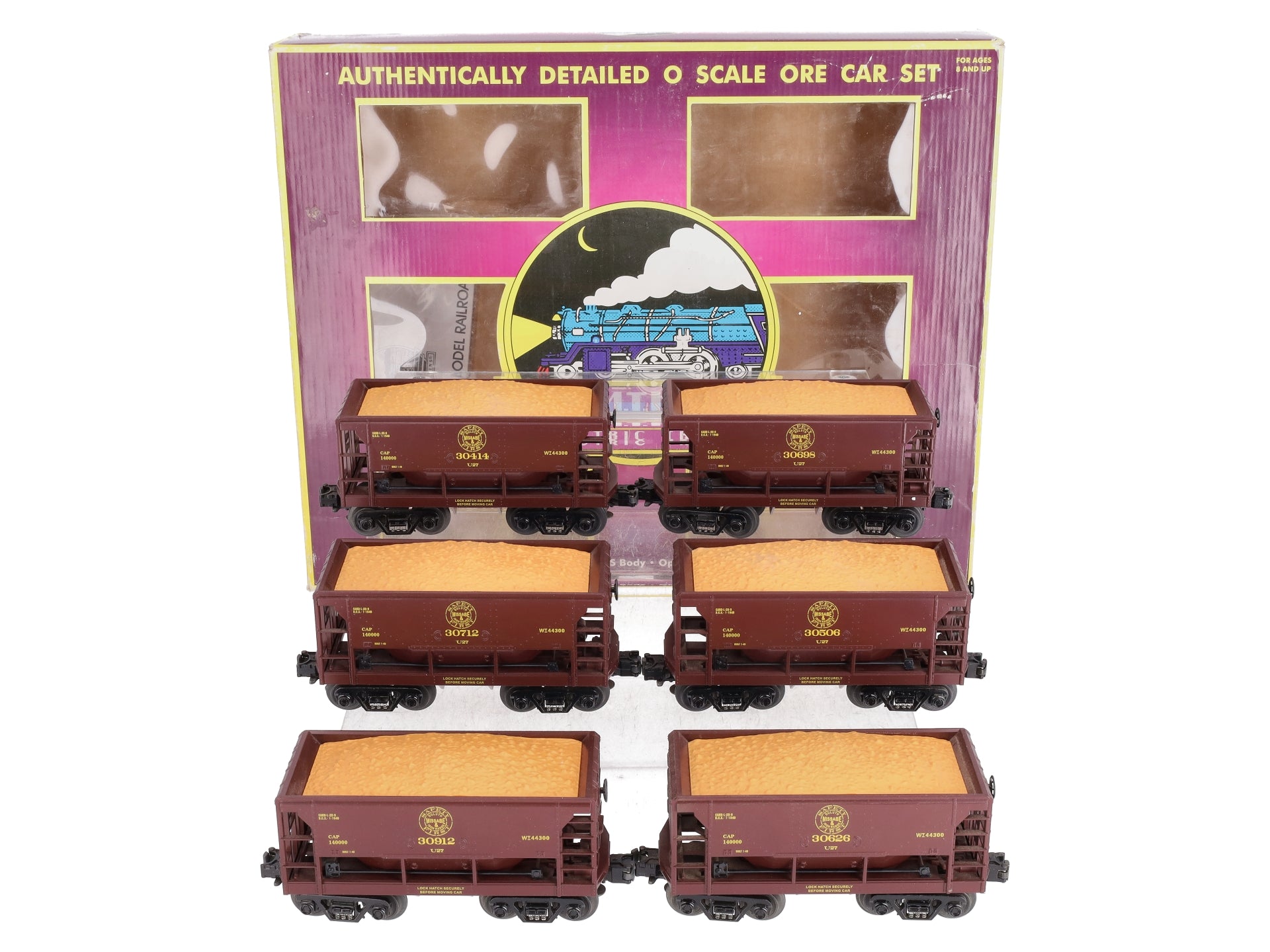 MTH 20-97506 O Duluth, Missabe & Iron Range Premier Ore Car Set (Set of 6) LN/Box