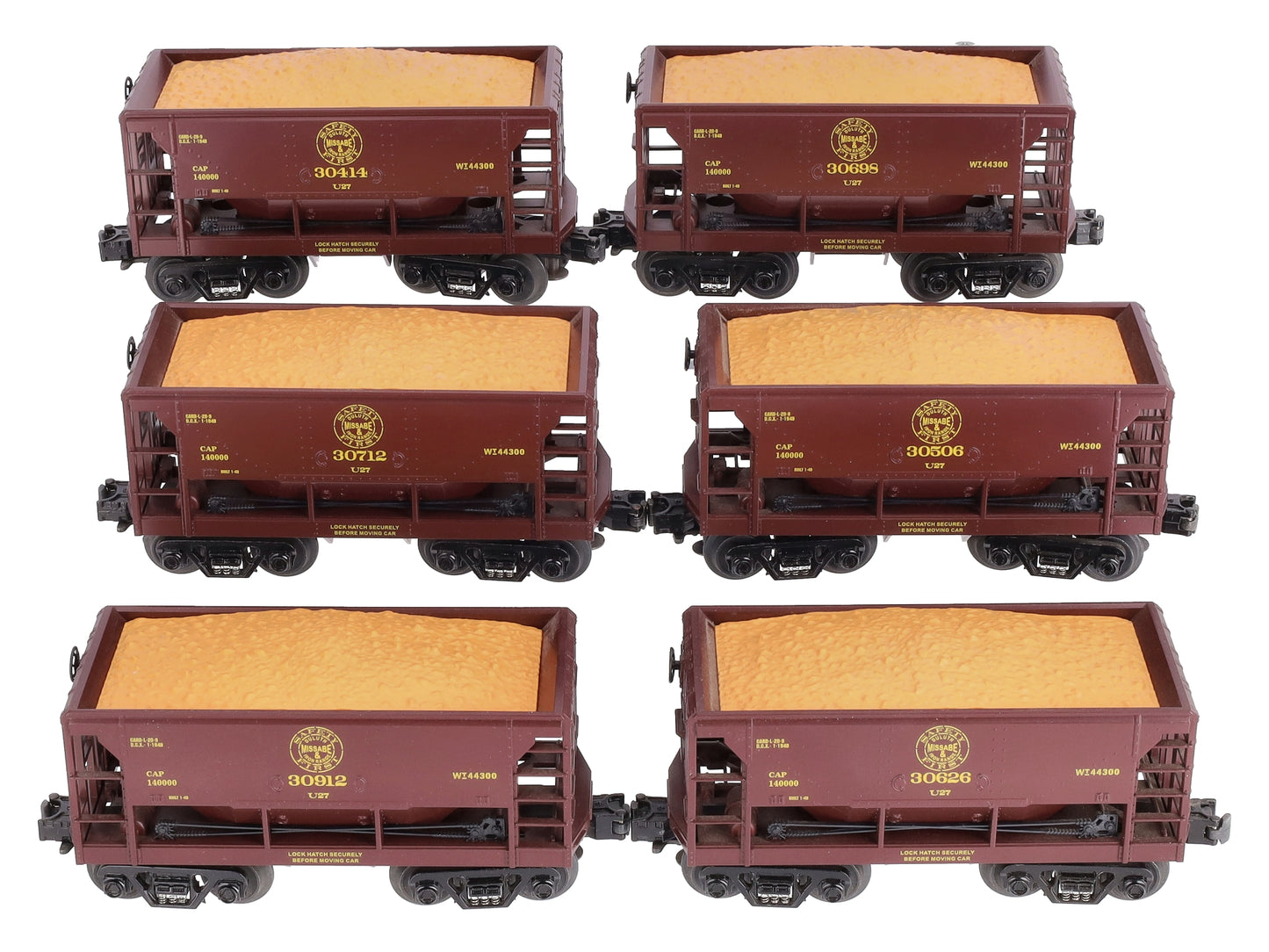 MTH 20-97506 O Duluth, Missabe & Iron Range Premier Ore Car Set (Set of 6) LN/Box
