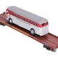 MTH 20-98831 O Gauge Milwaukee Road Flat Car w/ Diecast Bus #67208