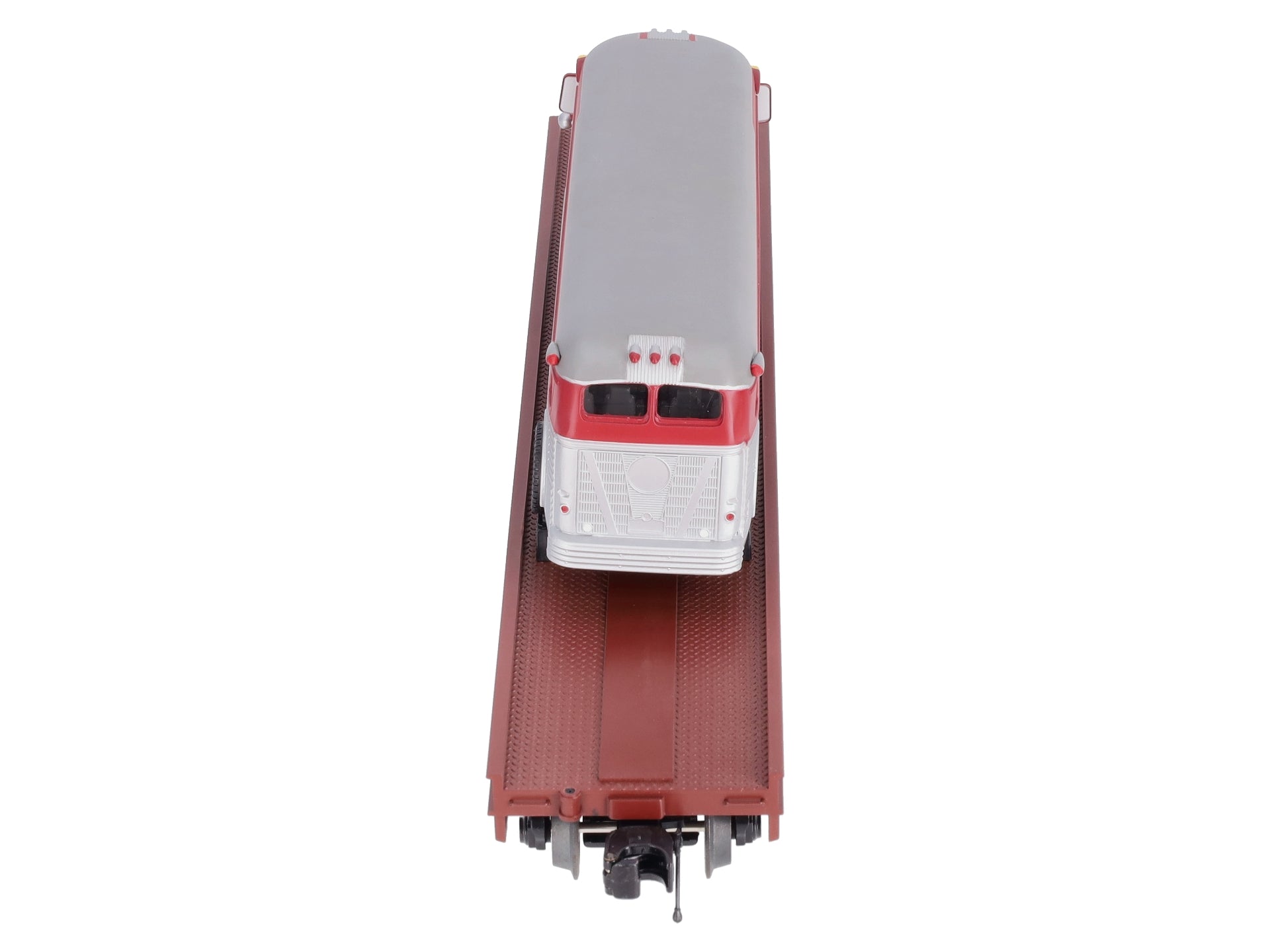 MTH 20-98831 O Gauge Milwaukee Road Flat Car w/ Diecast Bus #67208