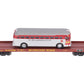 MTH 20-98831 O Gauge Milwaukee Road Flat Car w/ Diecast Bus #67208