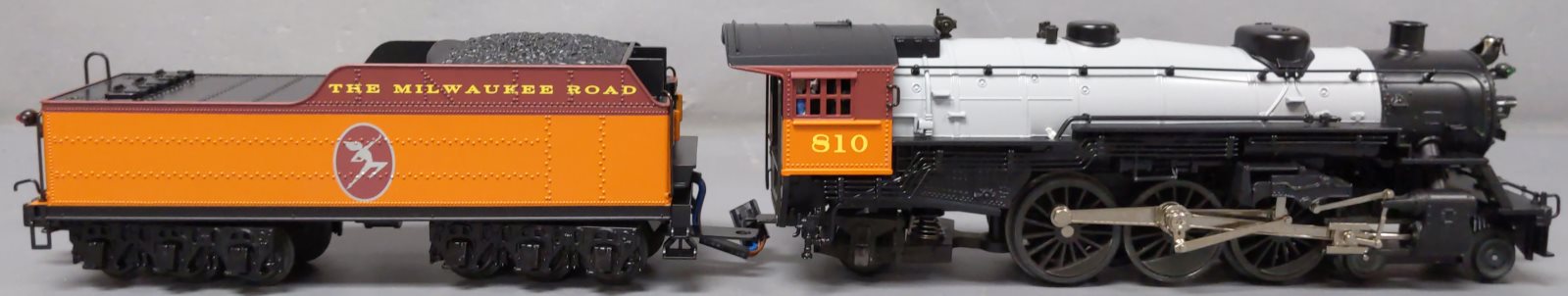 K-Line K3343-0810W MILW Pacific Semi-Scale Die Cast Steam Engine & Tender #810 LN/Box